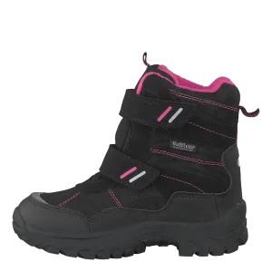 430-9113 Waterproof Warm Lined Black/fuchsia