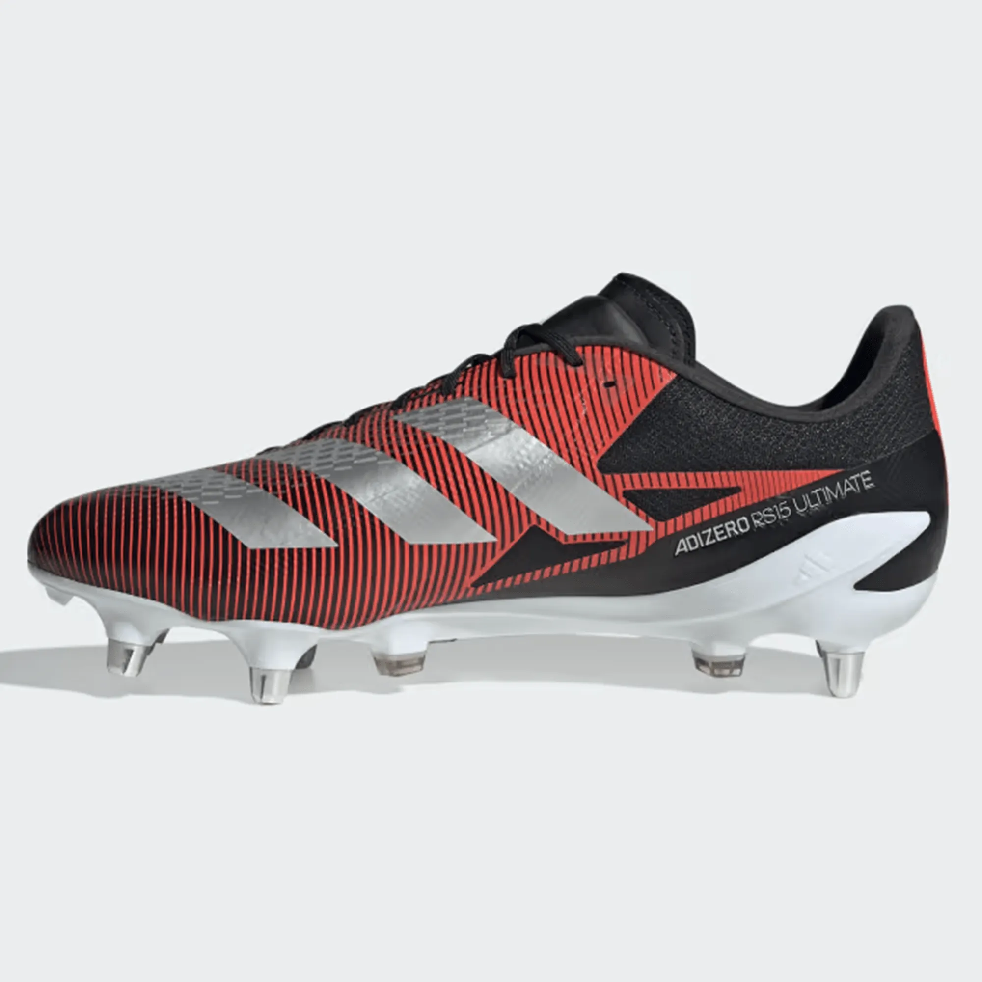 adidas Adizero RS15 Ultimate SG 24 - Core Black/Silver Metallic/Solar Red