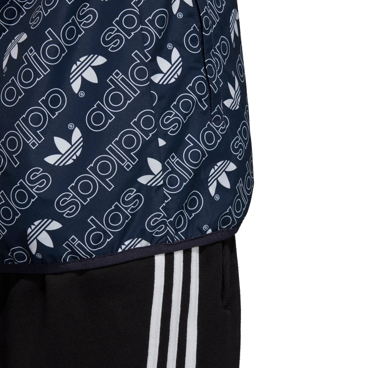 Adidas Men's Originals Monogram WB Jacket Collegiate Navy