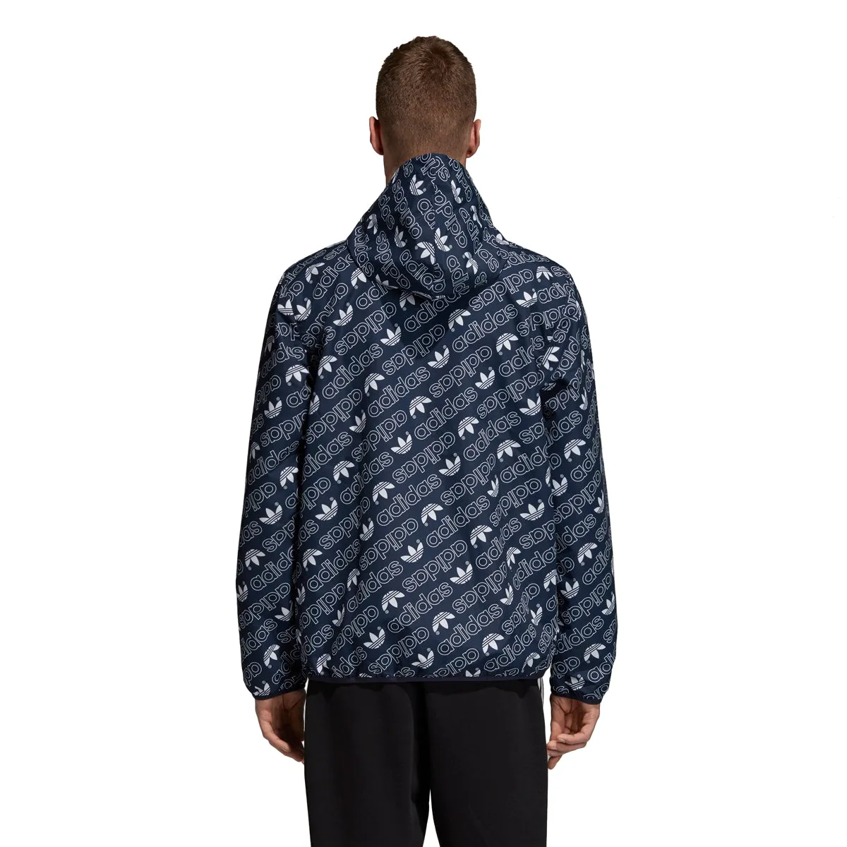 Adidas Men's Originals Monogram WB Jacket Collegiate Navy