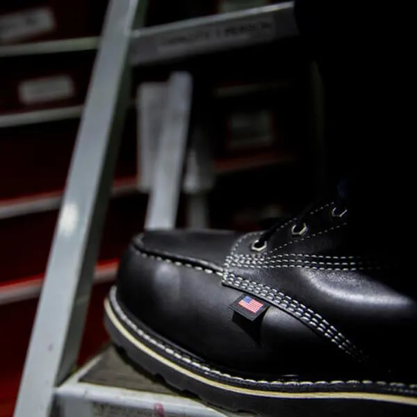 American Heritage - 6" Midnight Series Black Moc Toe (Soft Toe)