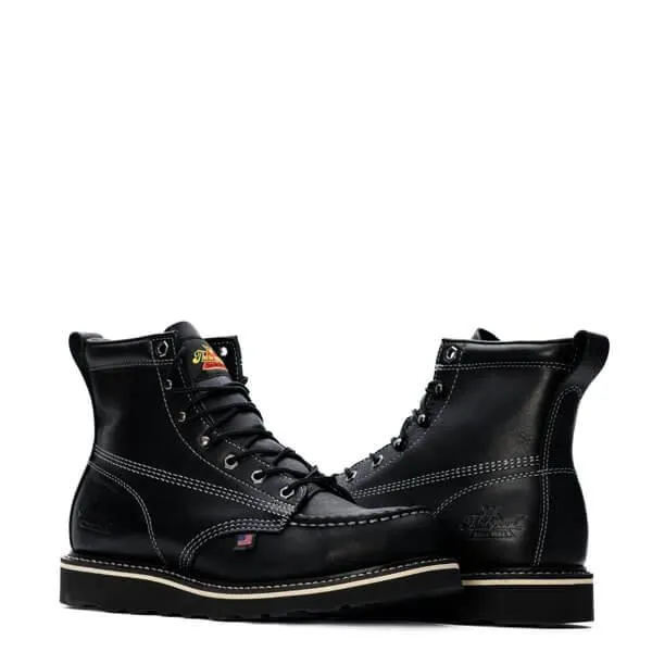 American Heritage - 6" Midnight Series Black Moc Toe (Soft Toe)