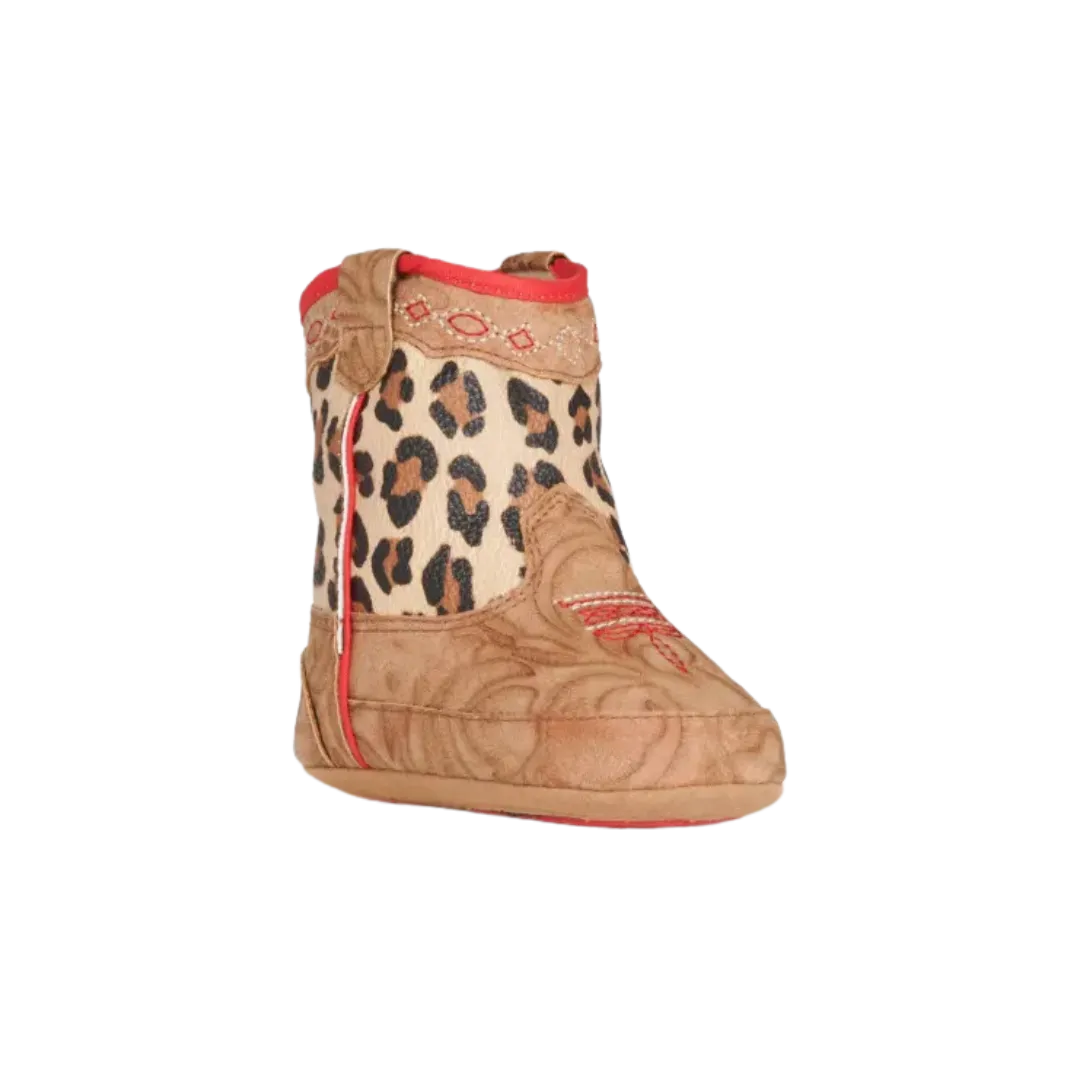 Ariat M&F Kid's Avery Baby Bucket Leopard Boot