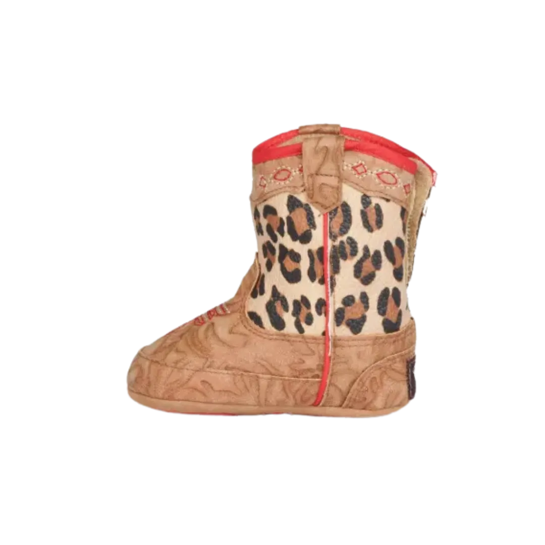 Ariat M&F Kid's Avery Baby Bucket Leopard Boot