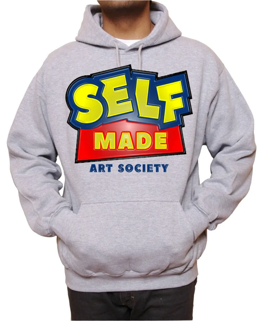 Art Society x Retro Kings SELF MADE 3D HOODIE GREY