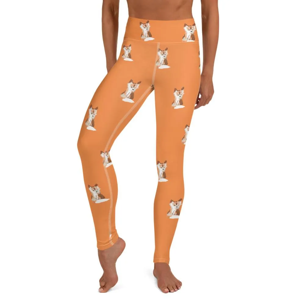 Baby Fox - Yoga Leggings (Flamenco)