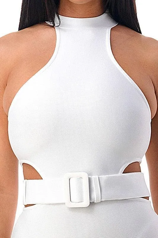 Bandage Dress With Belt