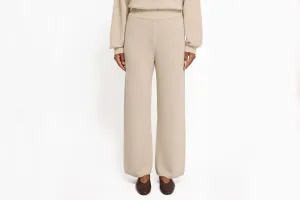 Barra Knitted Cashmere Trousers - Wheat