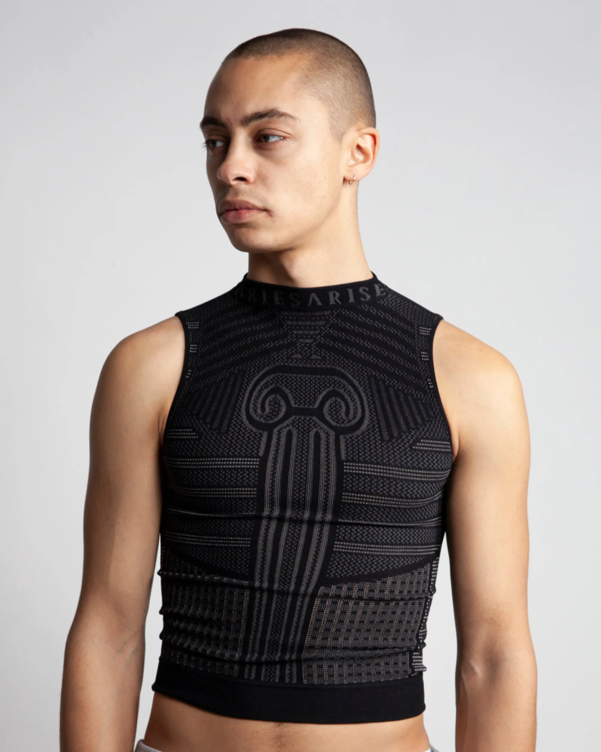 Base Layer Vest - Black / Grey