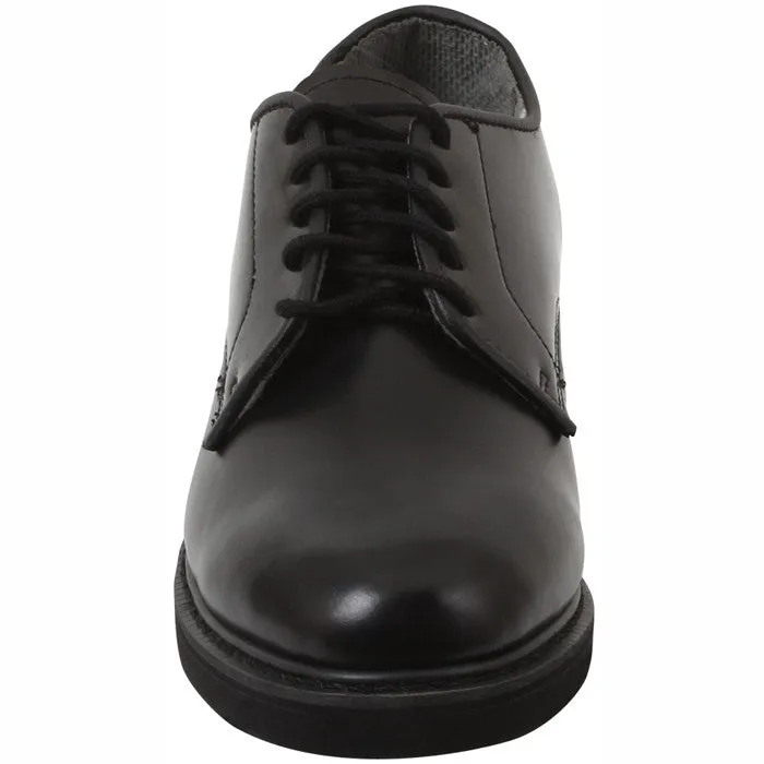 Black - Soft Sole Military Uniform Oxford Shoes