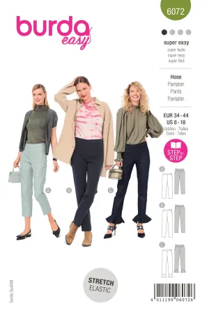 Burda 6072 Misses' Skirt/Pants