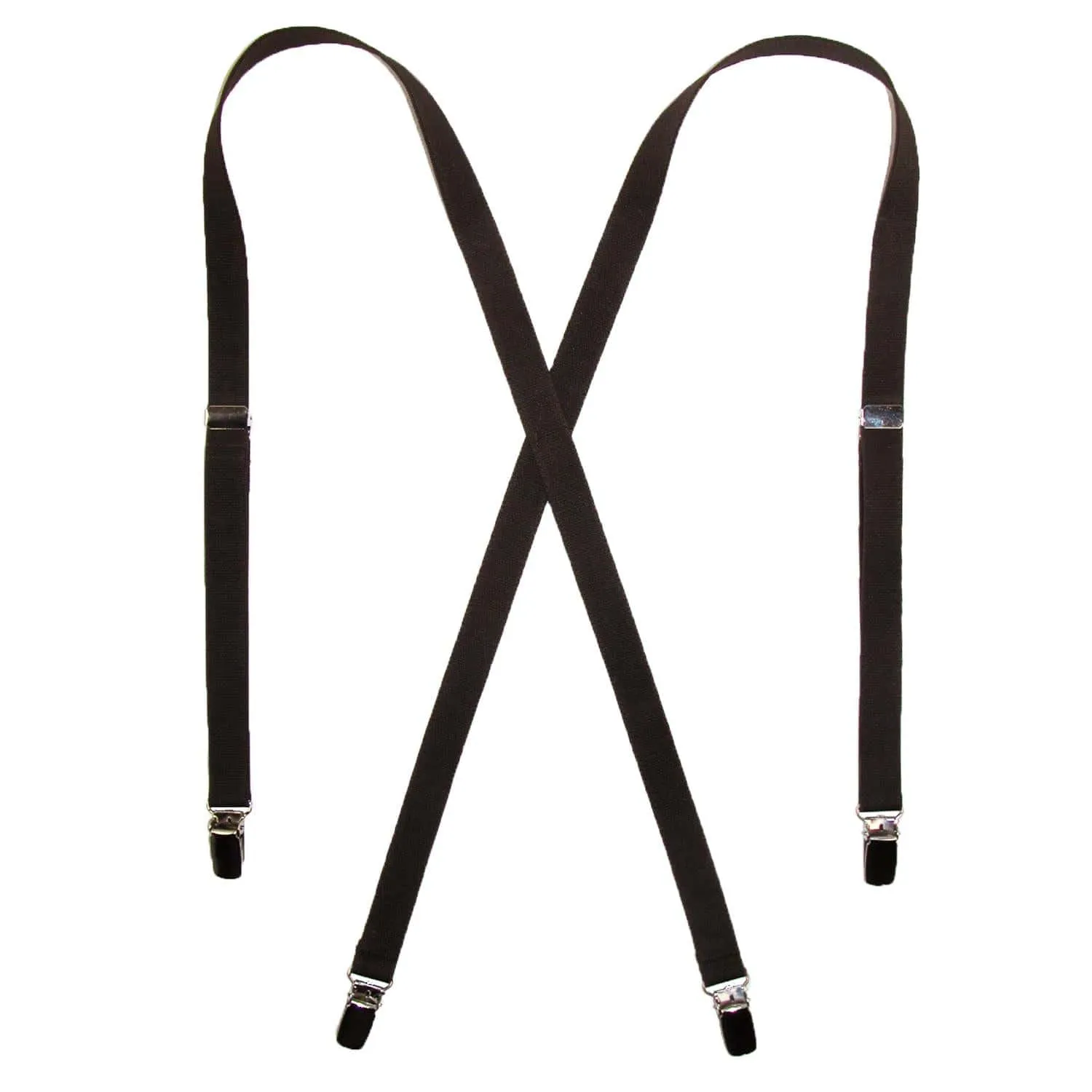 CTM® Elastic .75 Inch Wide Undergarment Clip-End Suspenders