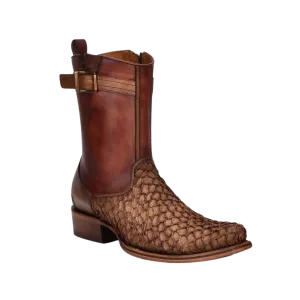 Cuadra Men's Fish Skin Pirarucu Boots