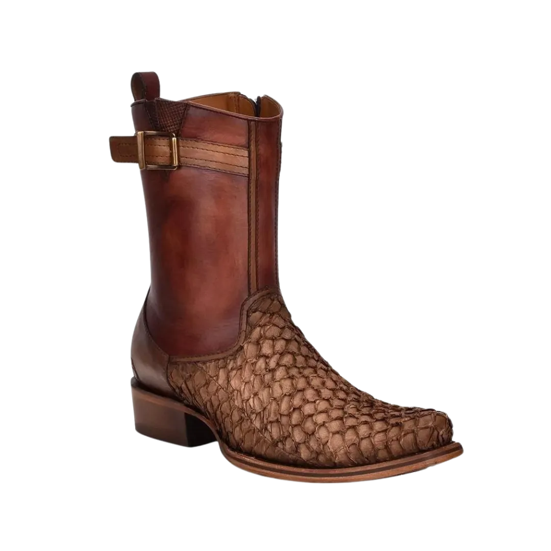 Cuadra Men's Fish Skin Pirarucu Boots