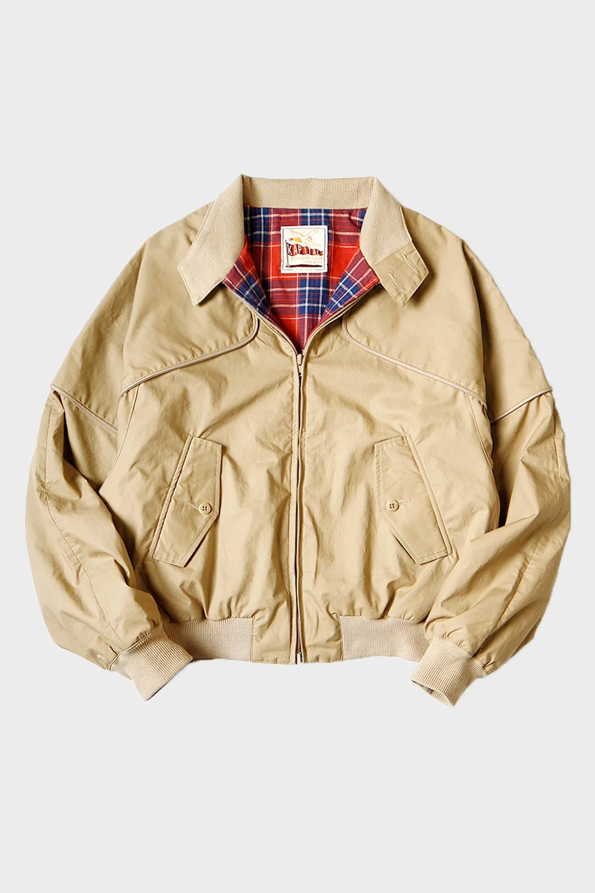 Dry Twill SHAM BOMBER Golf JKT - Beige