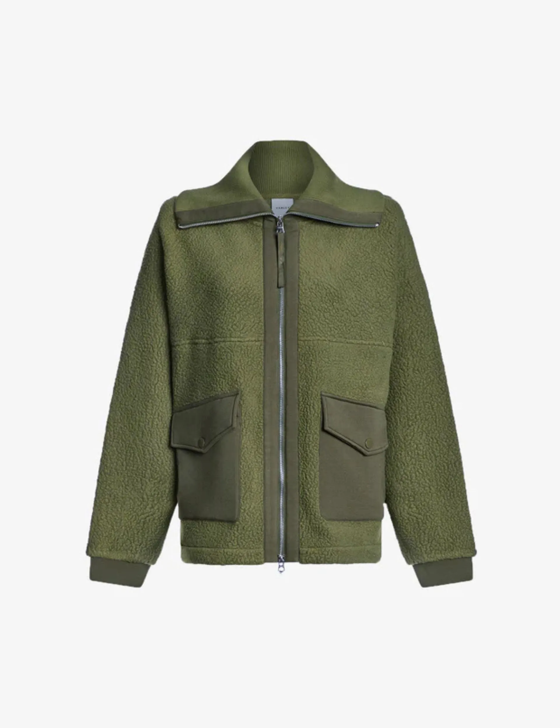 Eleanor Patch Pocket Fleece - Winter Moss