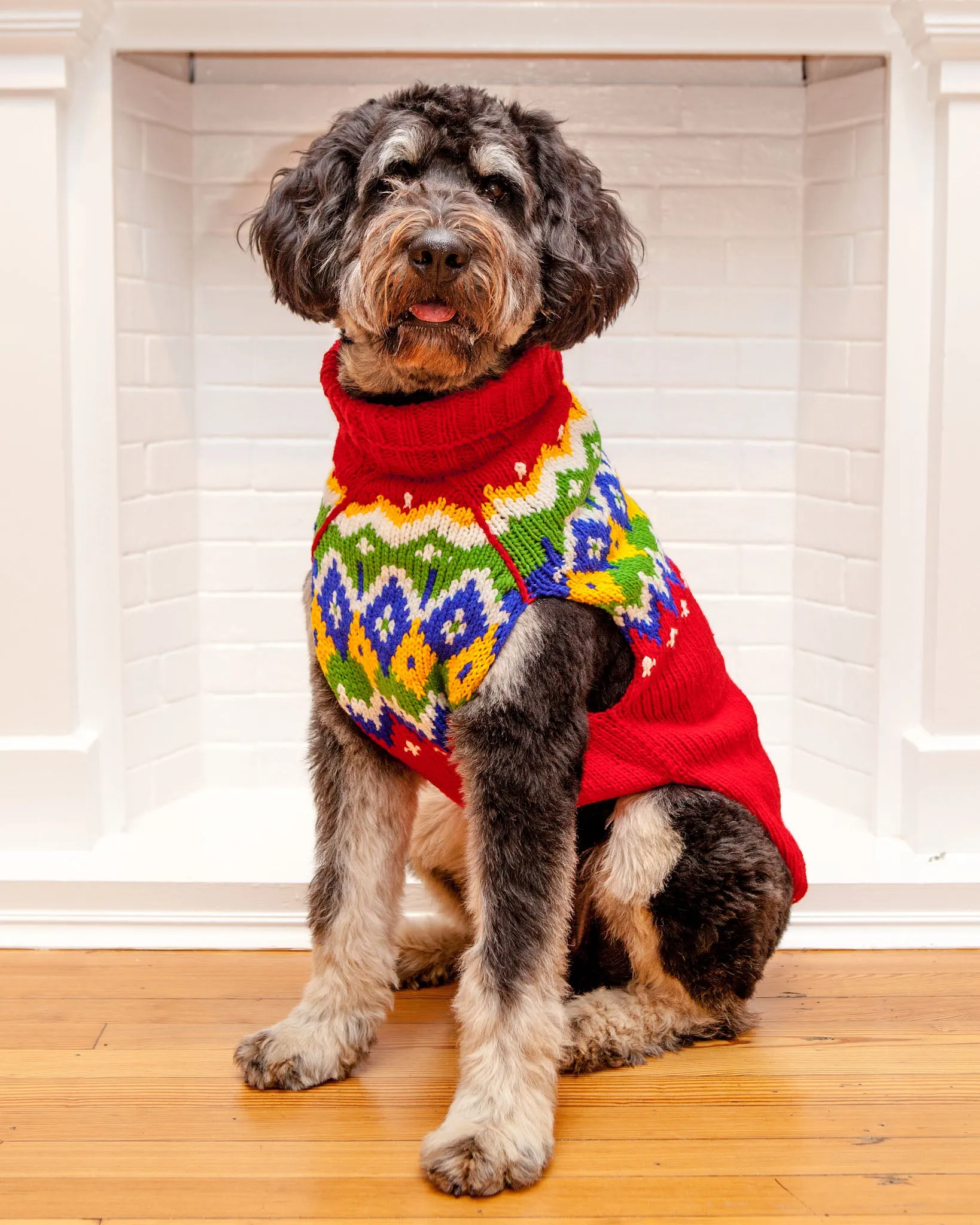 Festive Fairisle Dog Sweater << CLEARANCE >>