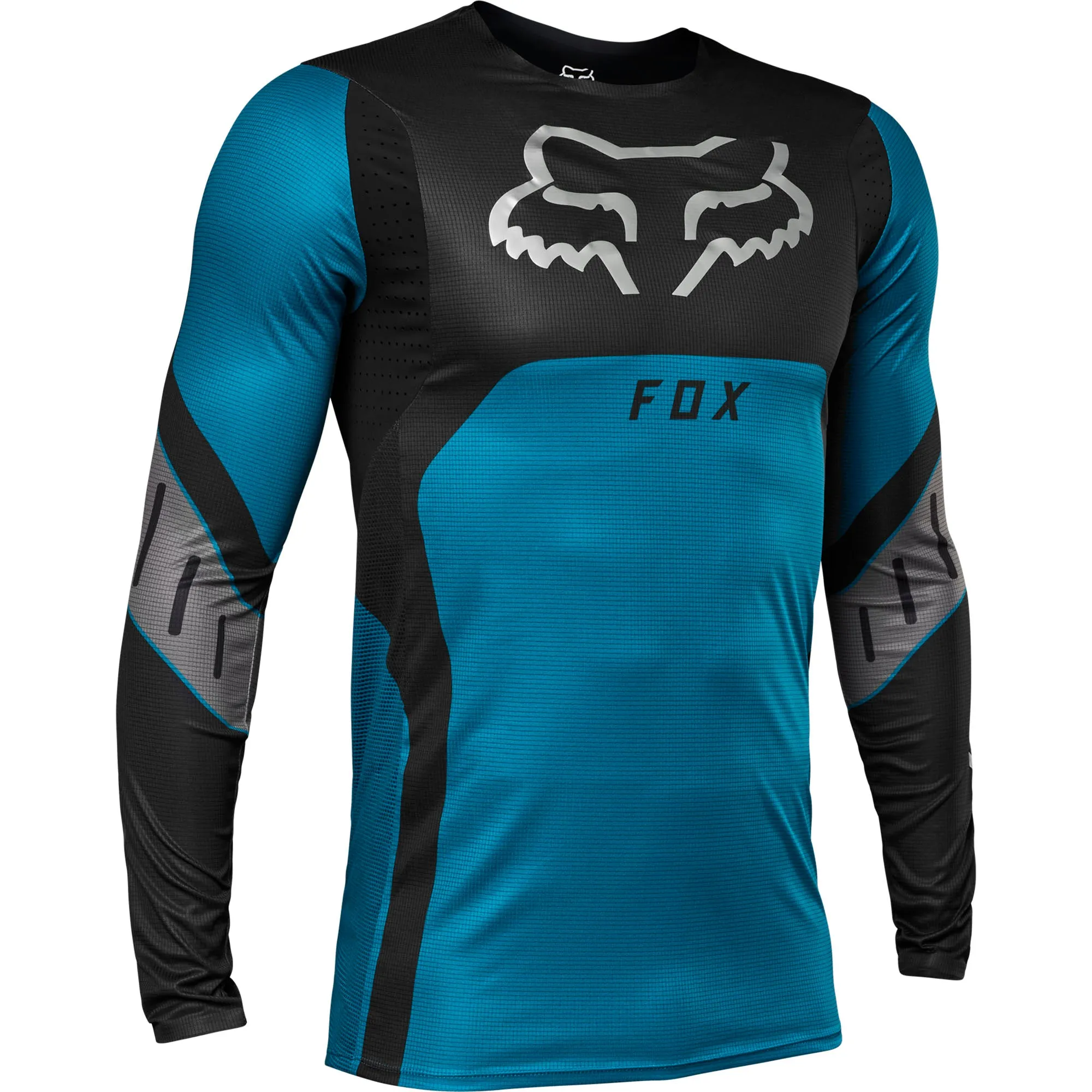 Fox Racing  Mens Flexair Ryaktr Motocross Jersey Maui Blue Offroad MotoX RAP