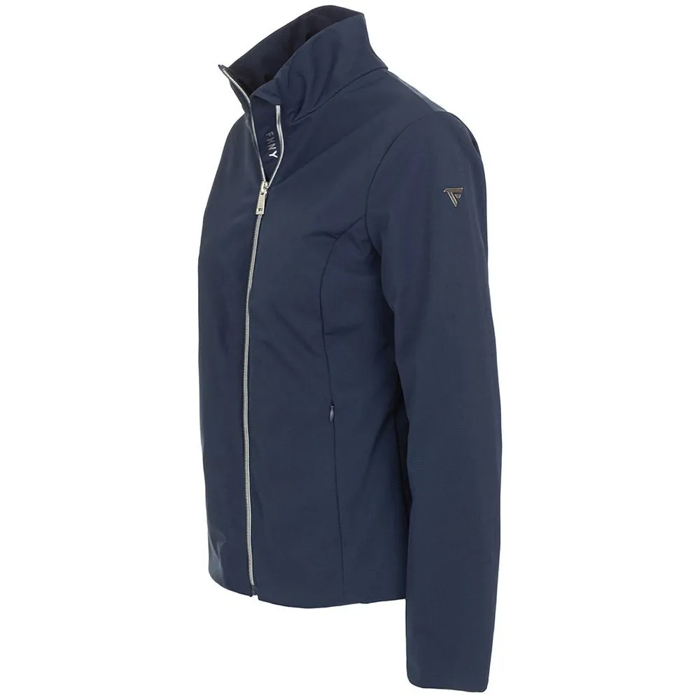 Fred Mello Chic Blue Technical Fabric Jacket