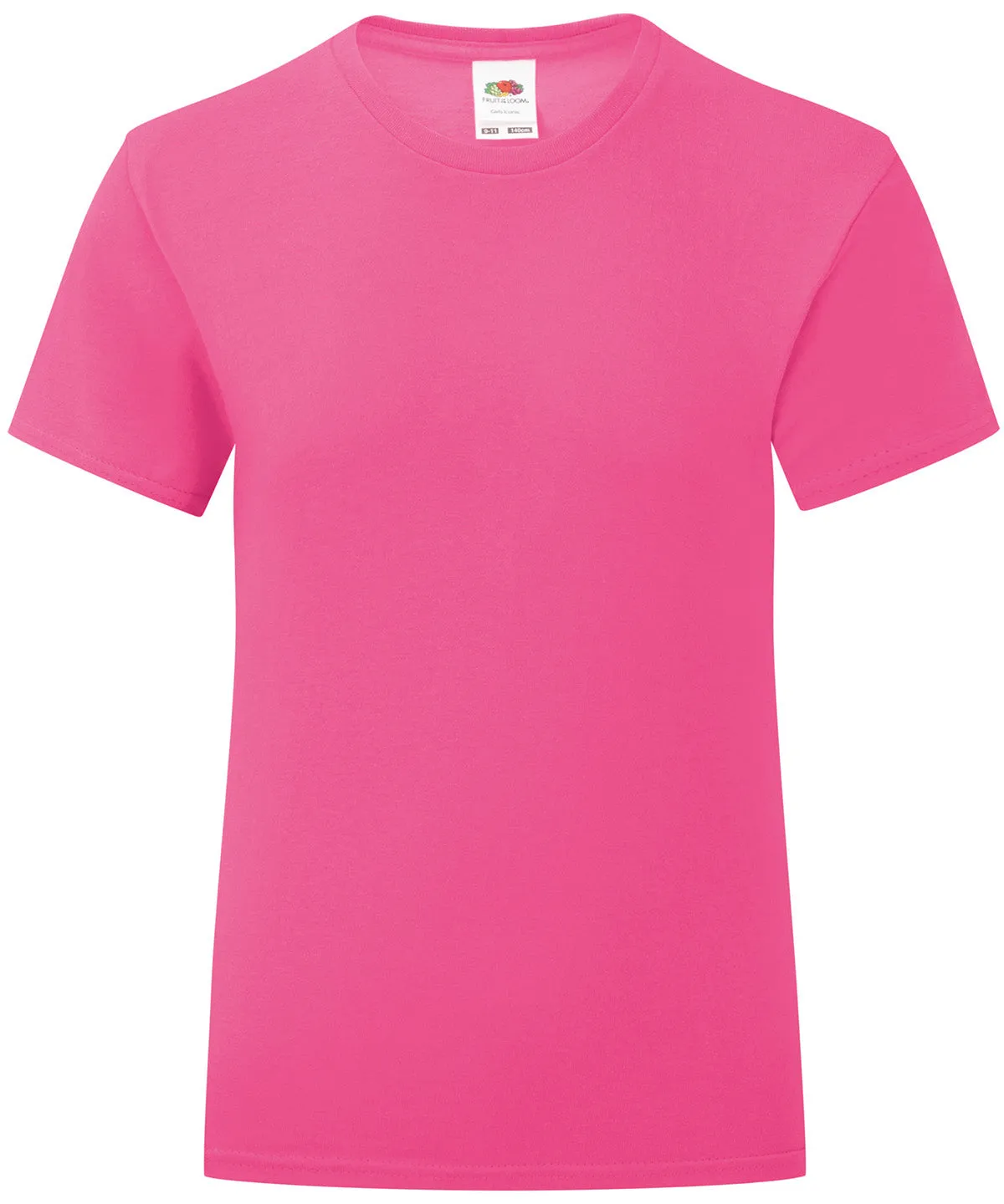 Girls iconic T | Fuchsia