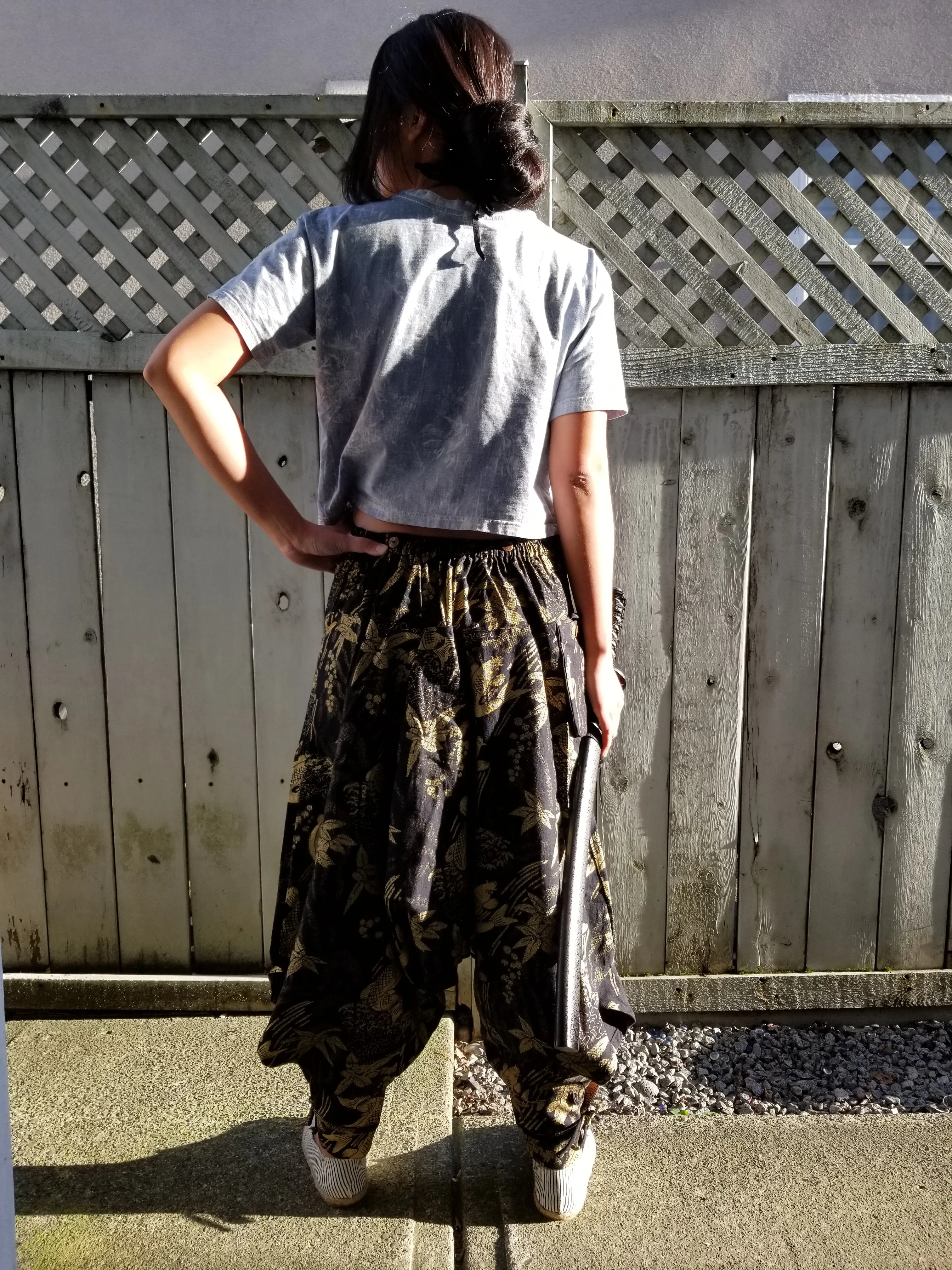 Golden Waves Koi Tribal Warrior Pants - Elite