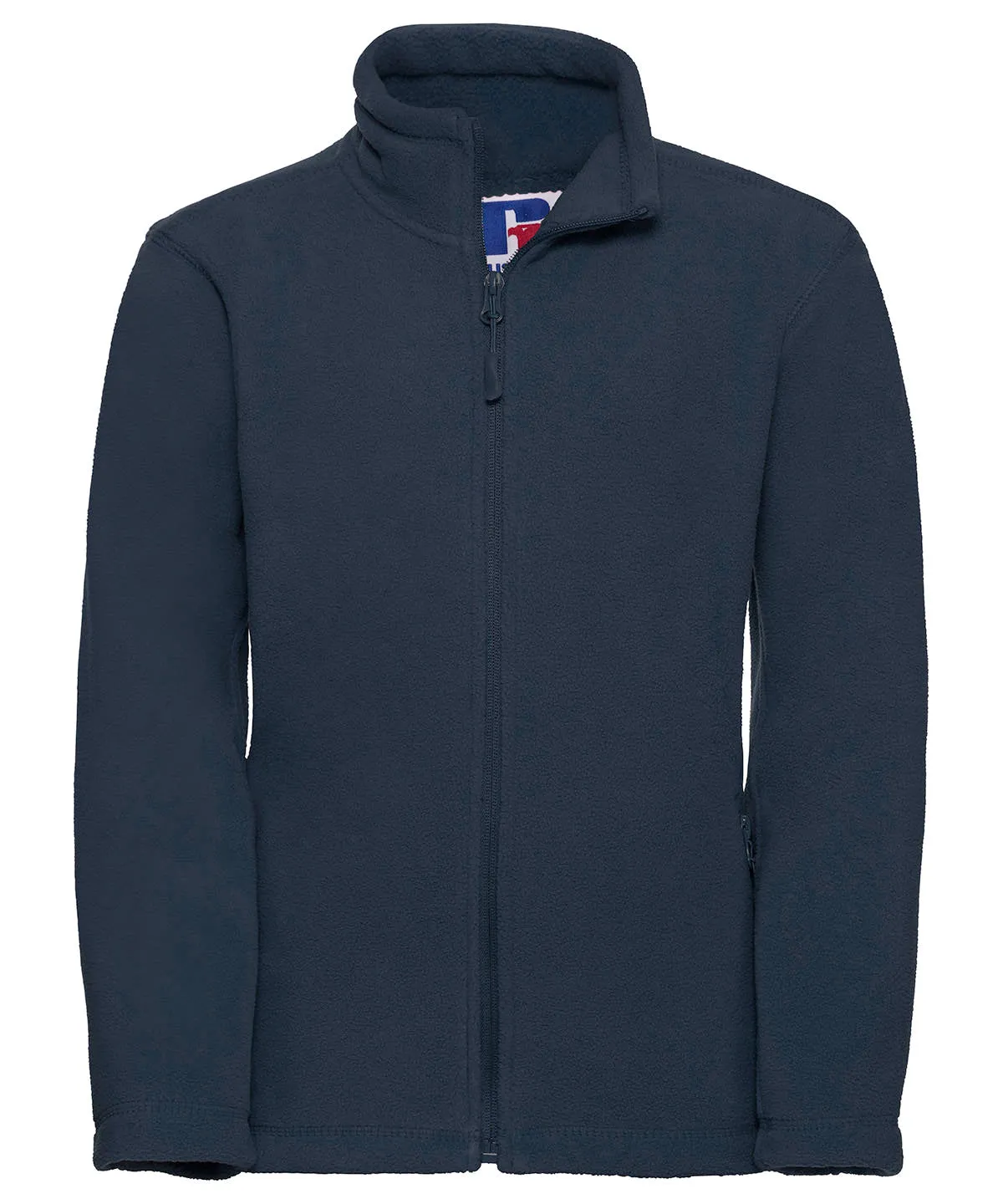 Kids full-zip outdoor fleece | French Navy