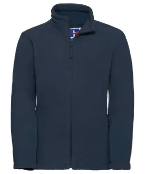 Kids full-zip outdoor fleece | French Navy