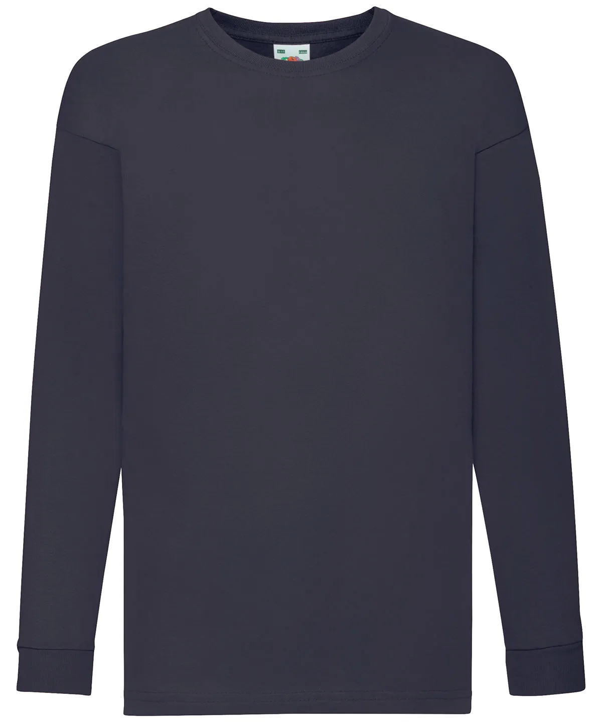 Kids long sleeve valueweight T | Deep Navy