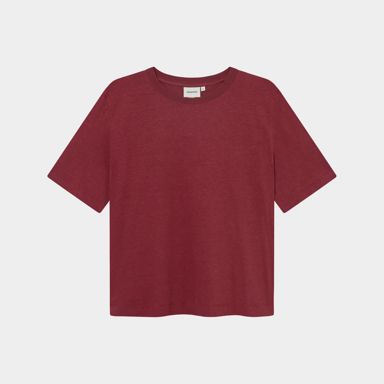 LAST ON in L - Vadstena Hemp T-shirt - Tibetan Red