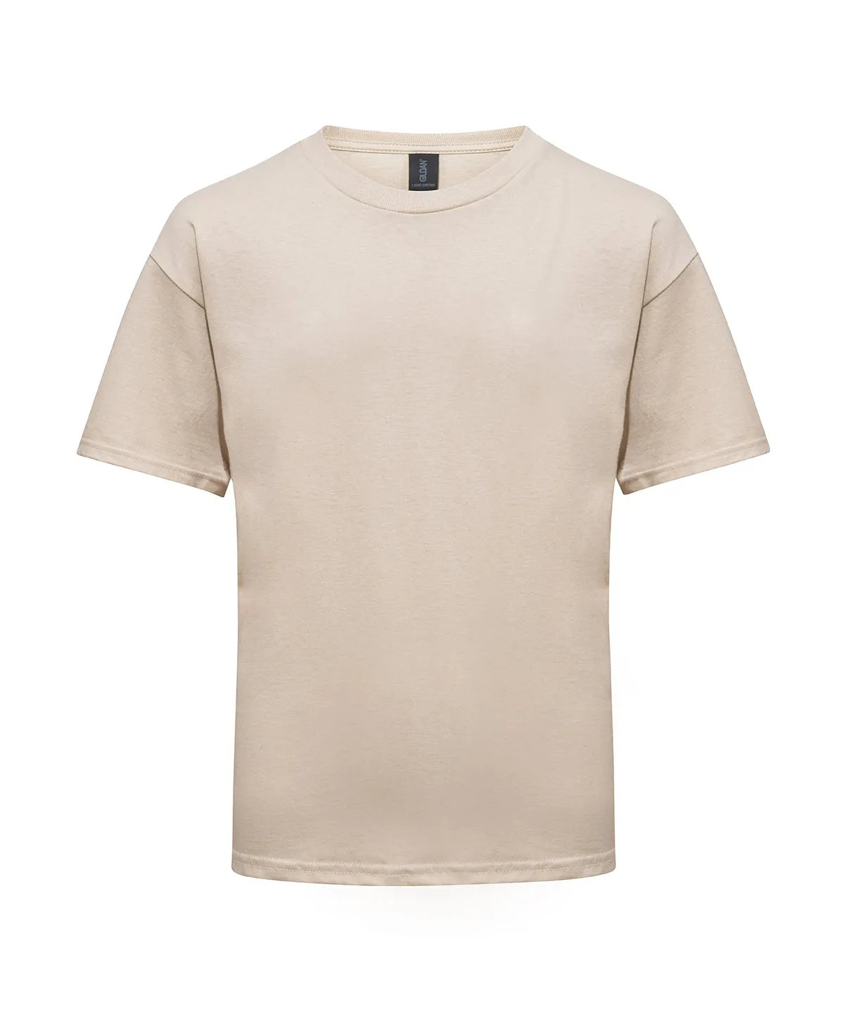 Light cotton youth t-shirt | Sand