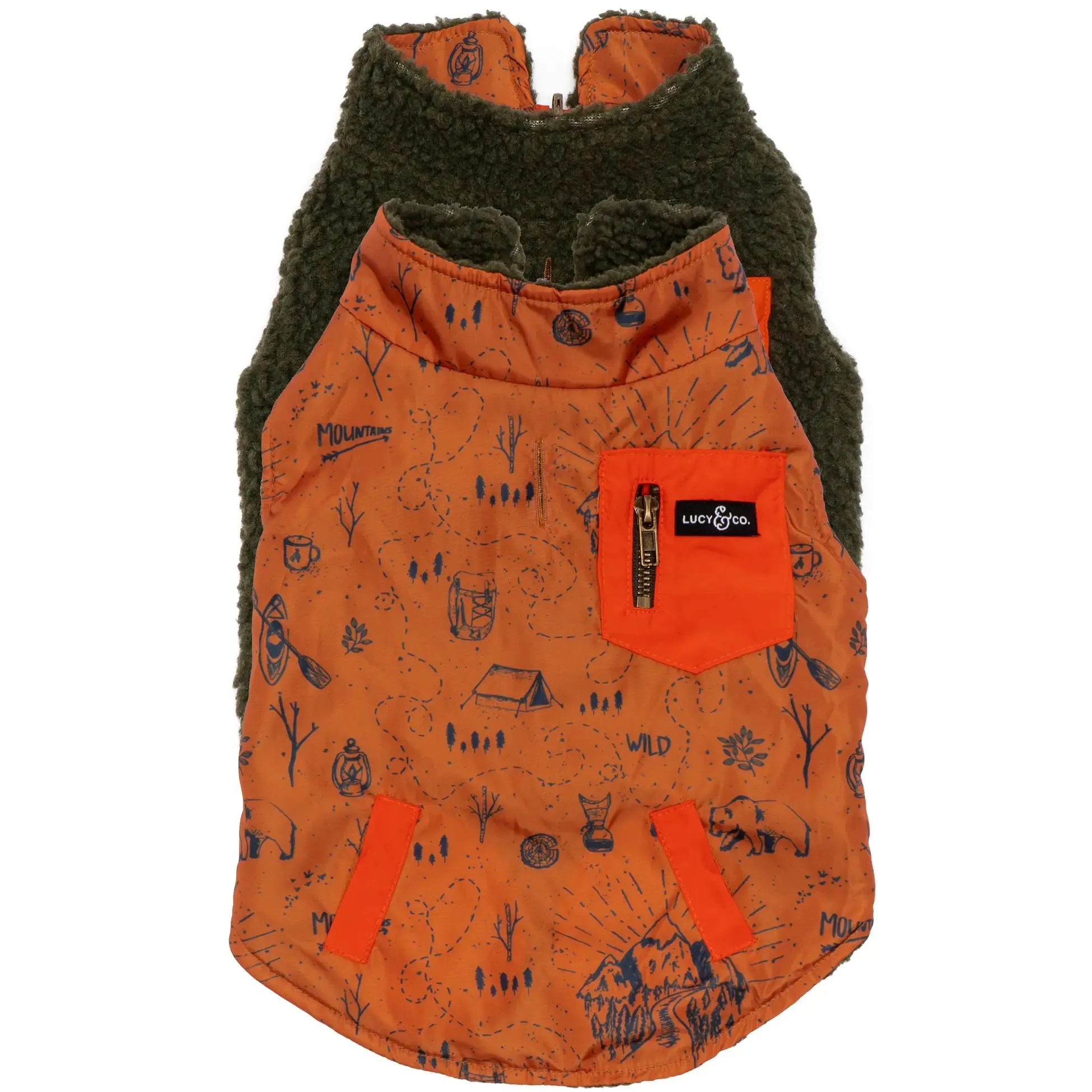 Lucy & Co. Reversible Teddy Vest - Various Colours