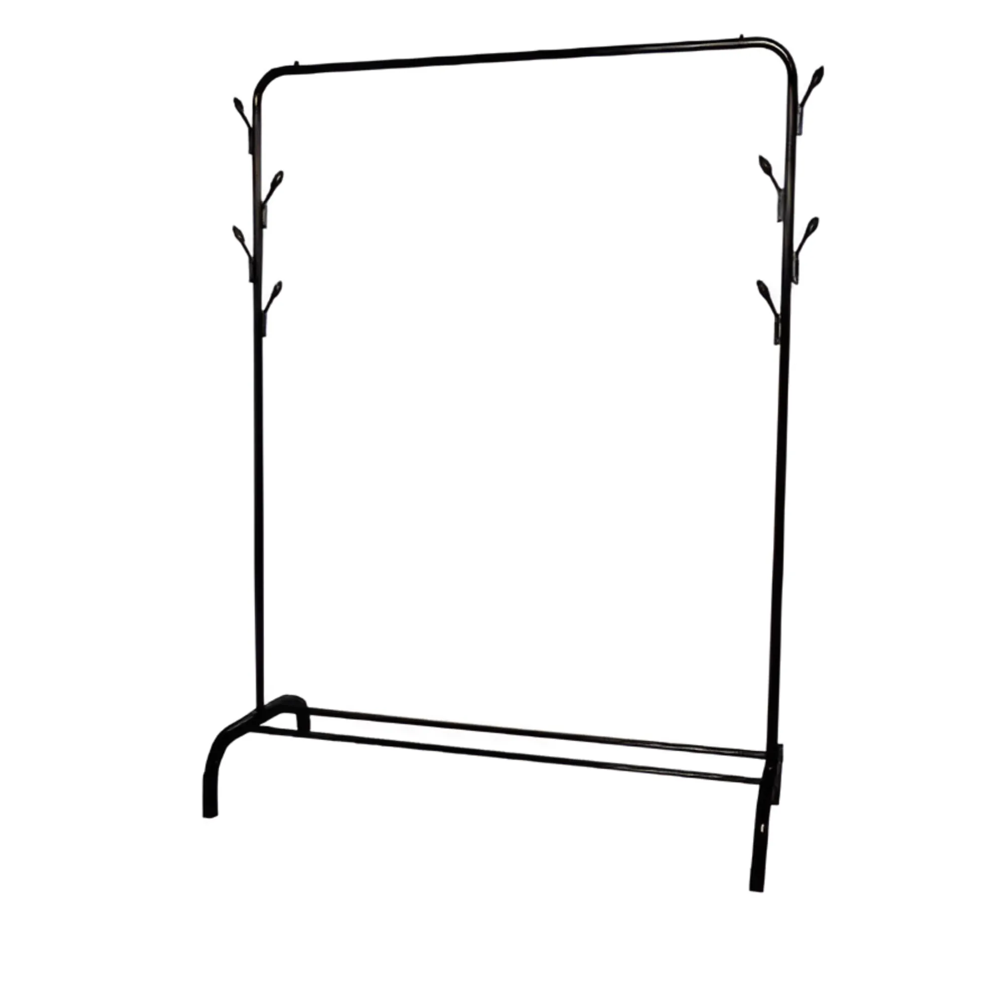 Metal Coat And Hat Rack With Side Hangs For Indoor Spaces F57-8-1799