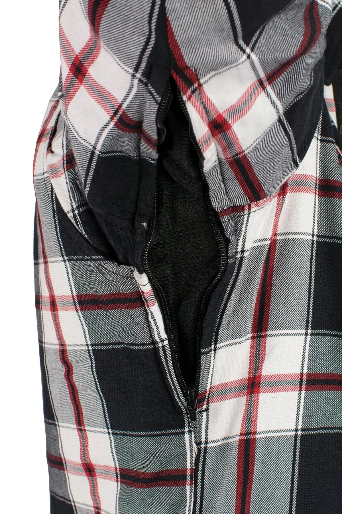 Milwaukee Performance-MPM1625-Men's Armored Flannel Biker Shirt w/ Aramid® by DuPont™ Fibers