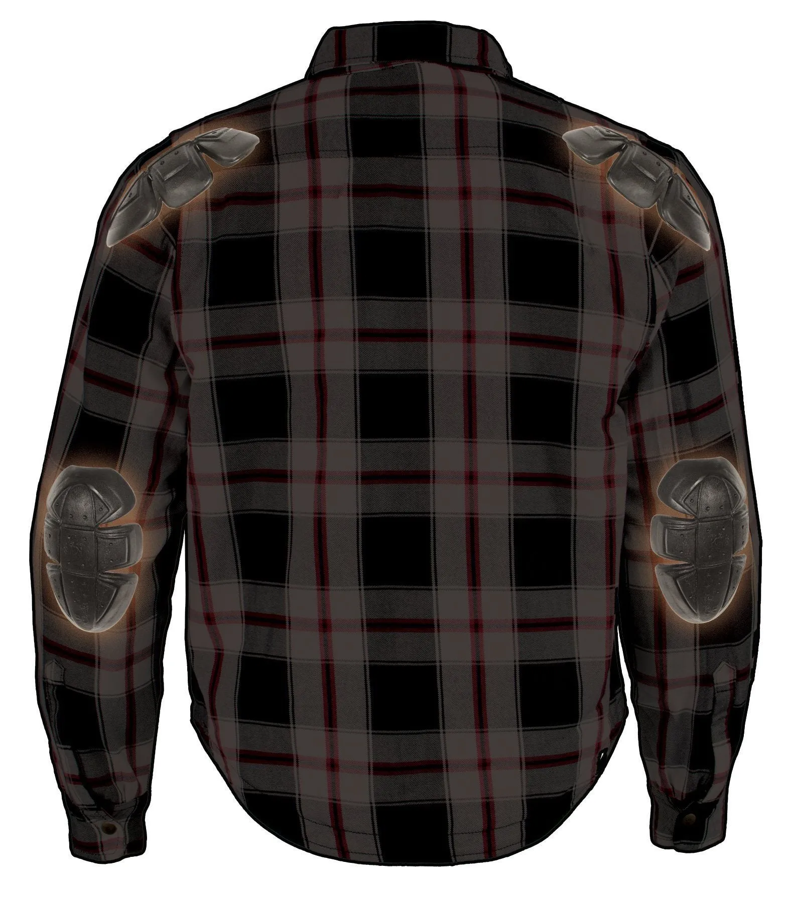 Milwaukee Performance-MPM1625-Men's Armored Flannel Biker Shirt w/ Aramid® by DuPont™ Fibers