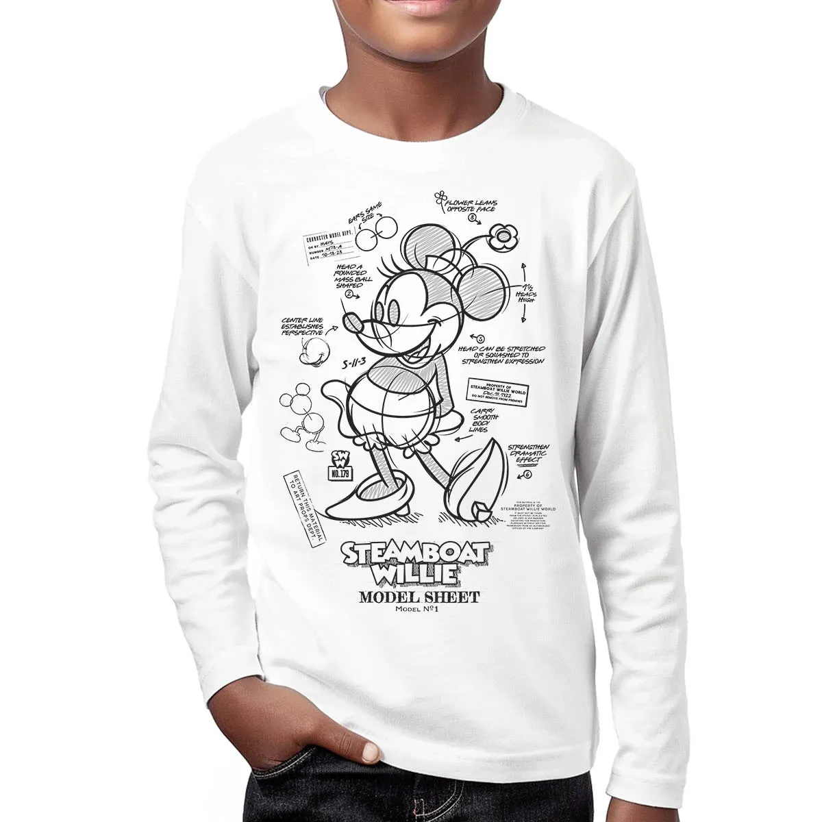 Model Material Youth Long Sleeve Tee