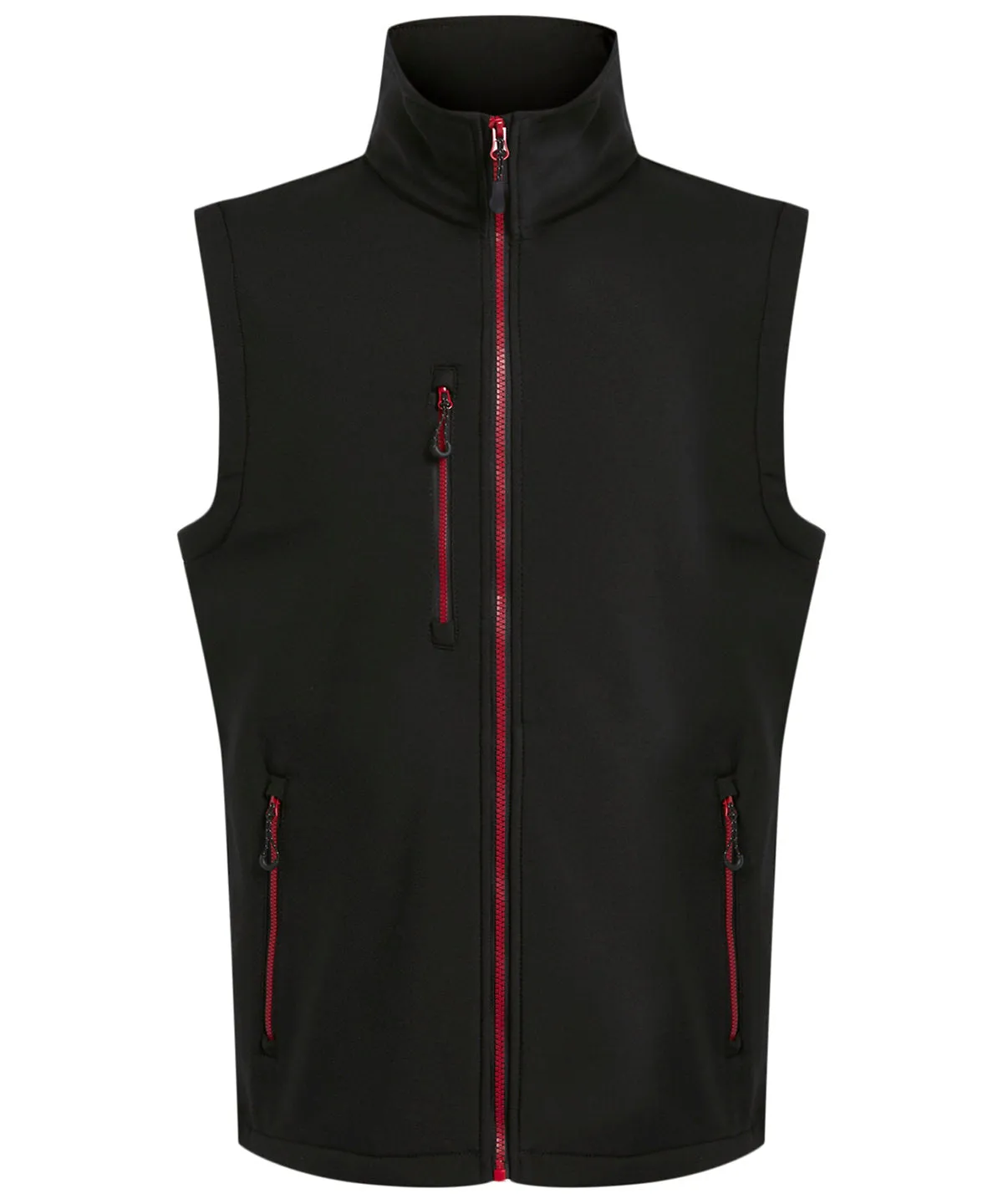 Navigate 2-layer softshell bodywarmer | Black/Classic Red