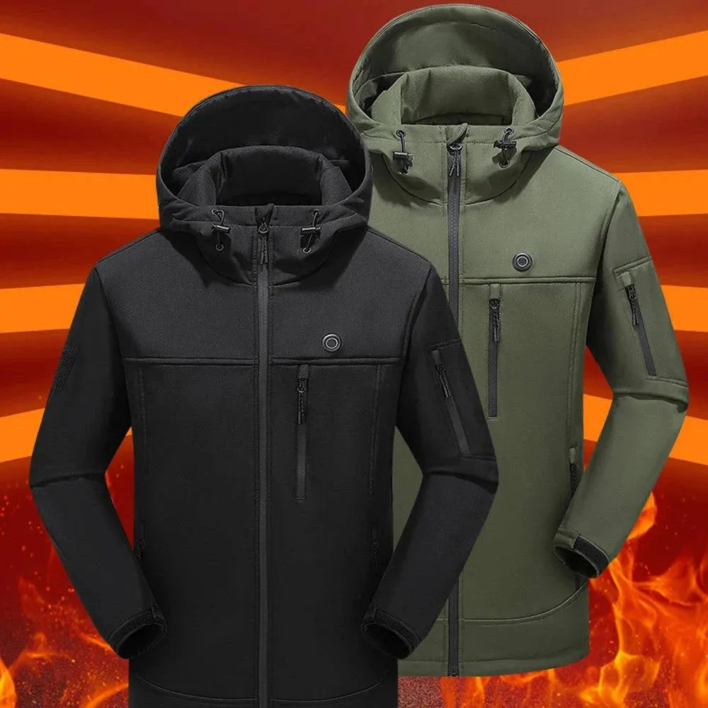 Outdoor USB Heating Jackets Warming Coat Winter Flexible Electric Thermal Clothing Fishing Hiking Warm Clothes