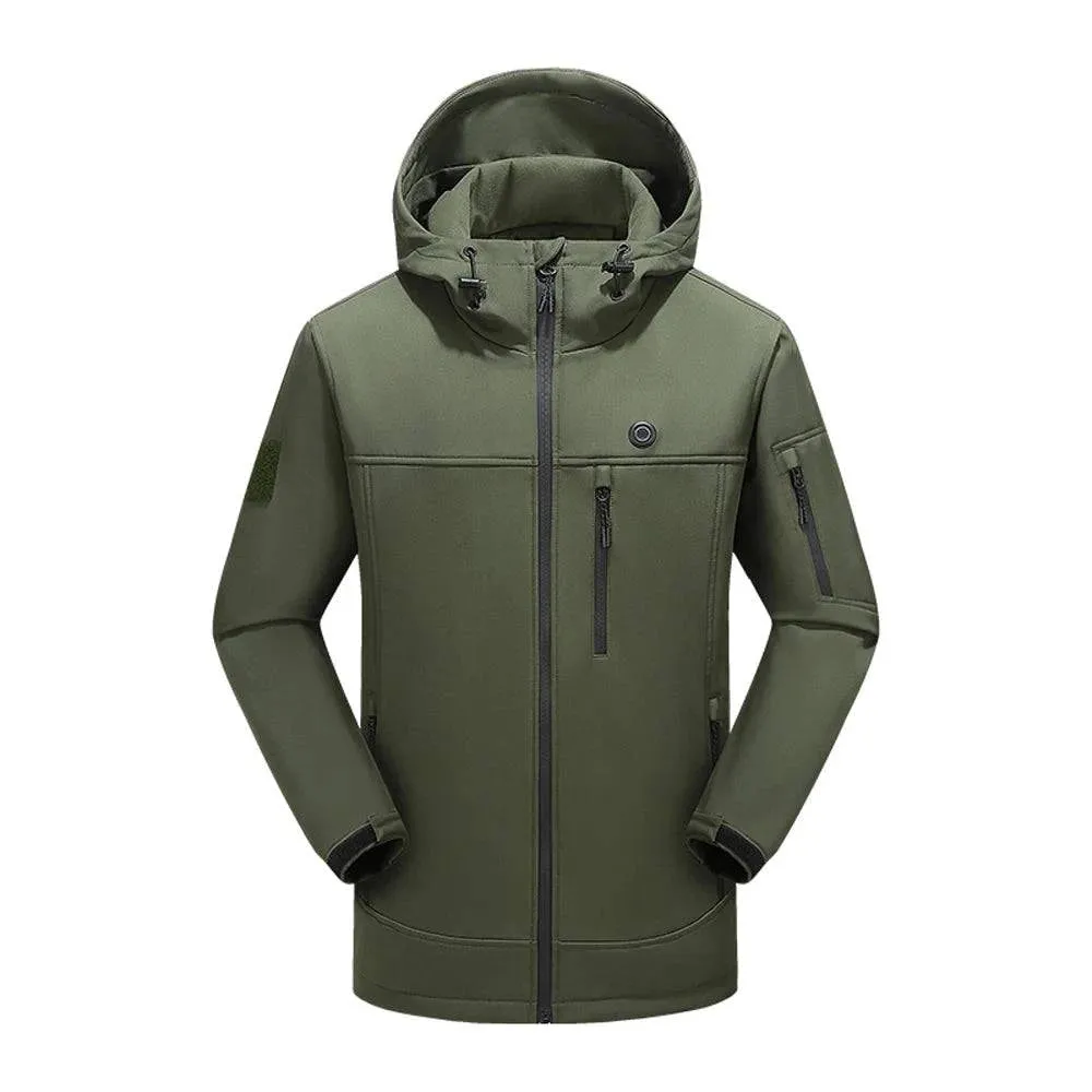 Outdoor USB Heating Jackets Warming Coat Winter Flexible Electric Thermal Clothing Fishing Hiking Warm Clothes