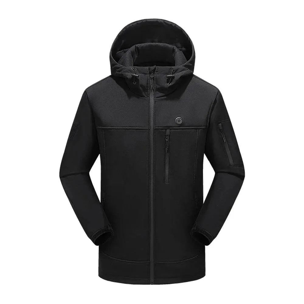 Outdoor USB Heating Jackets Warming Coat Winter Flexible Electric Thermal Clothing Fishing Hiking Warm Clothes