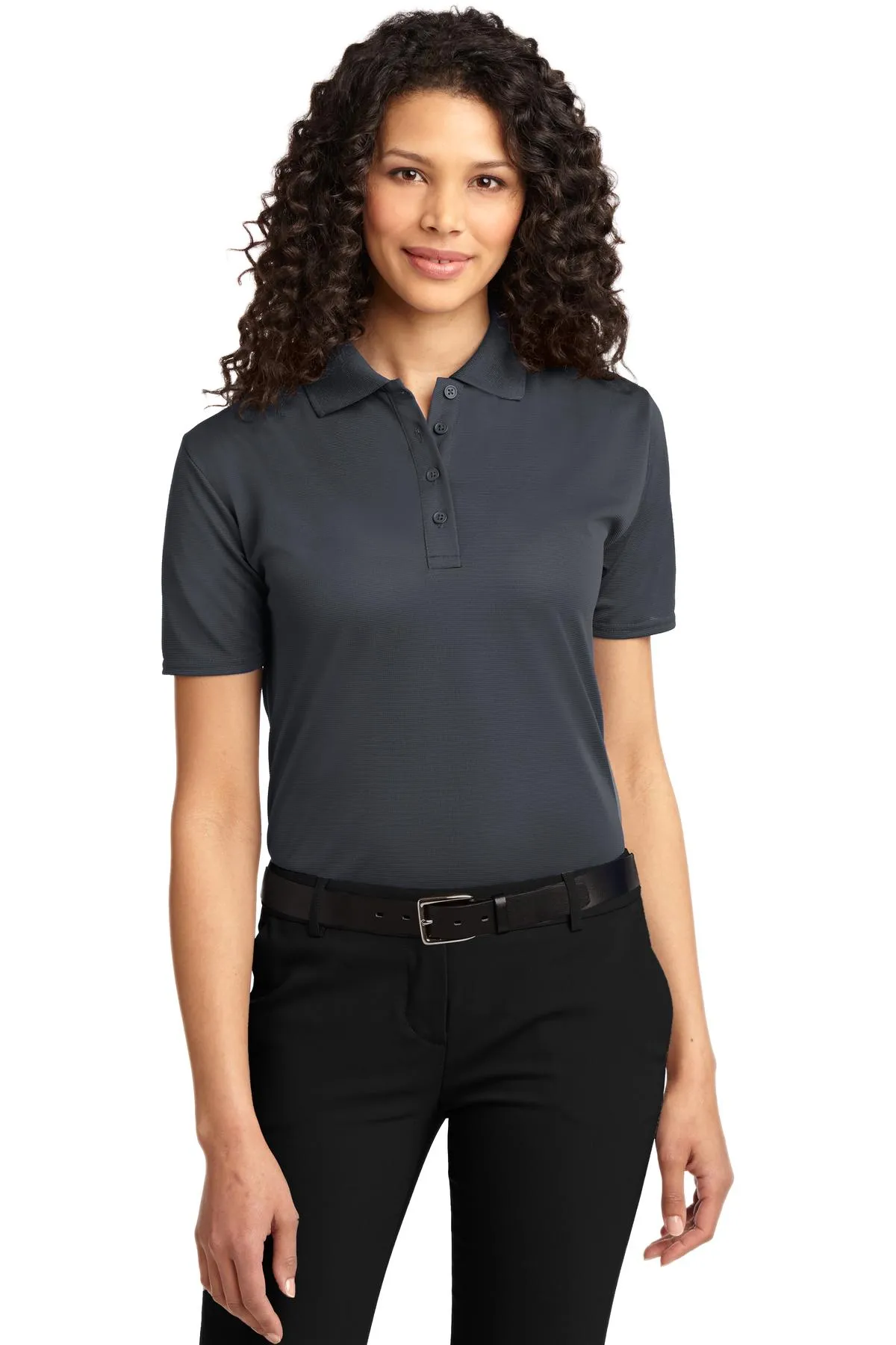 Port Authority Ladies Dry Zone Ottoman Polo. L525