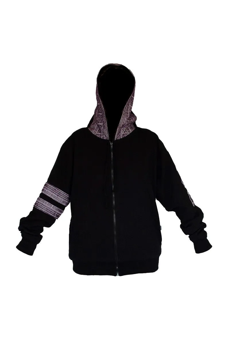 Reversible "Black Hmong" Tribal Hoody  -Limited Edition-