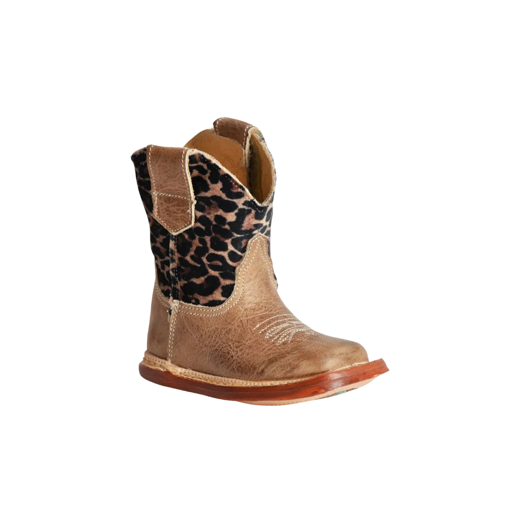 Roper Footwear Kid's Brown Leopard Boot