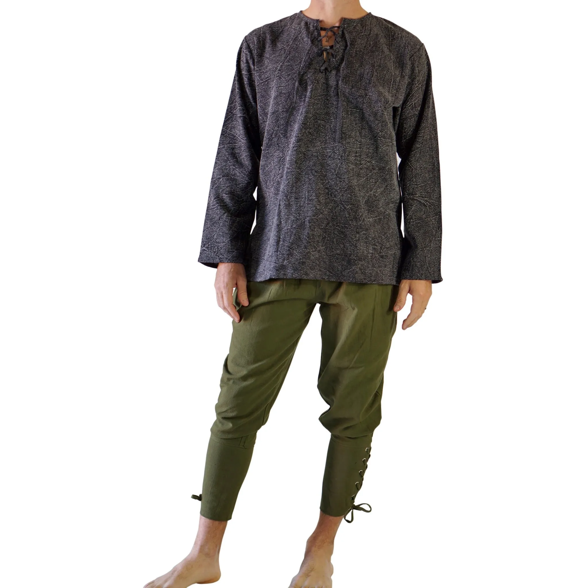 'Rover' Medieval Shirt - Stone Gray