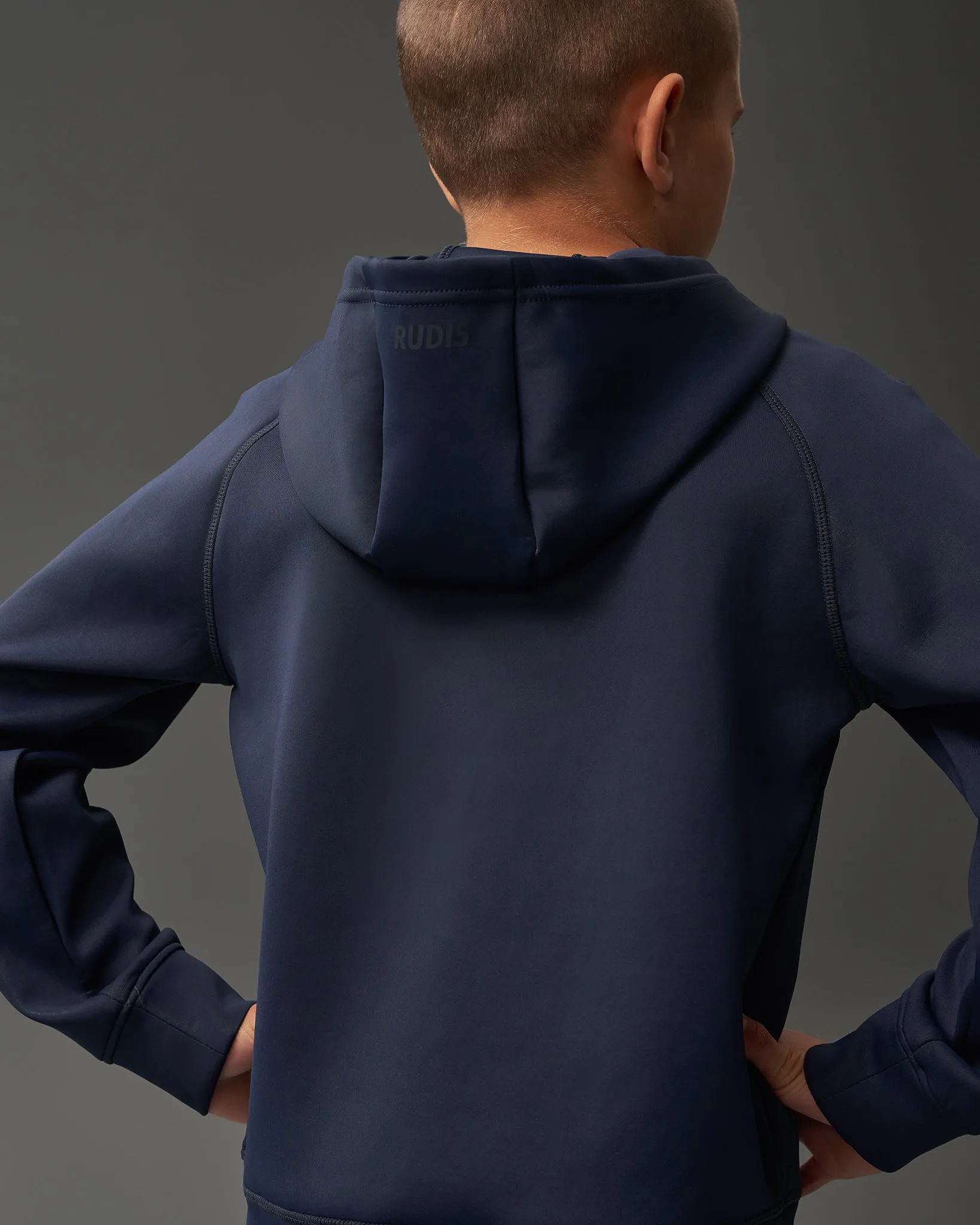 RUDIS COOL-FEEL Youth Hoodie - Navy