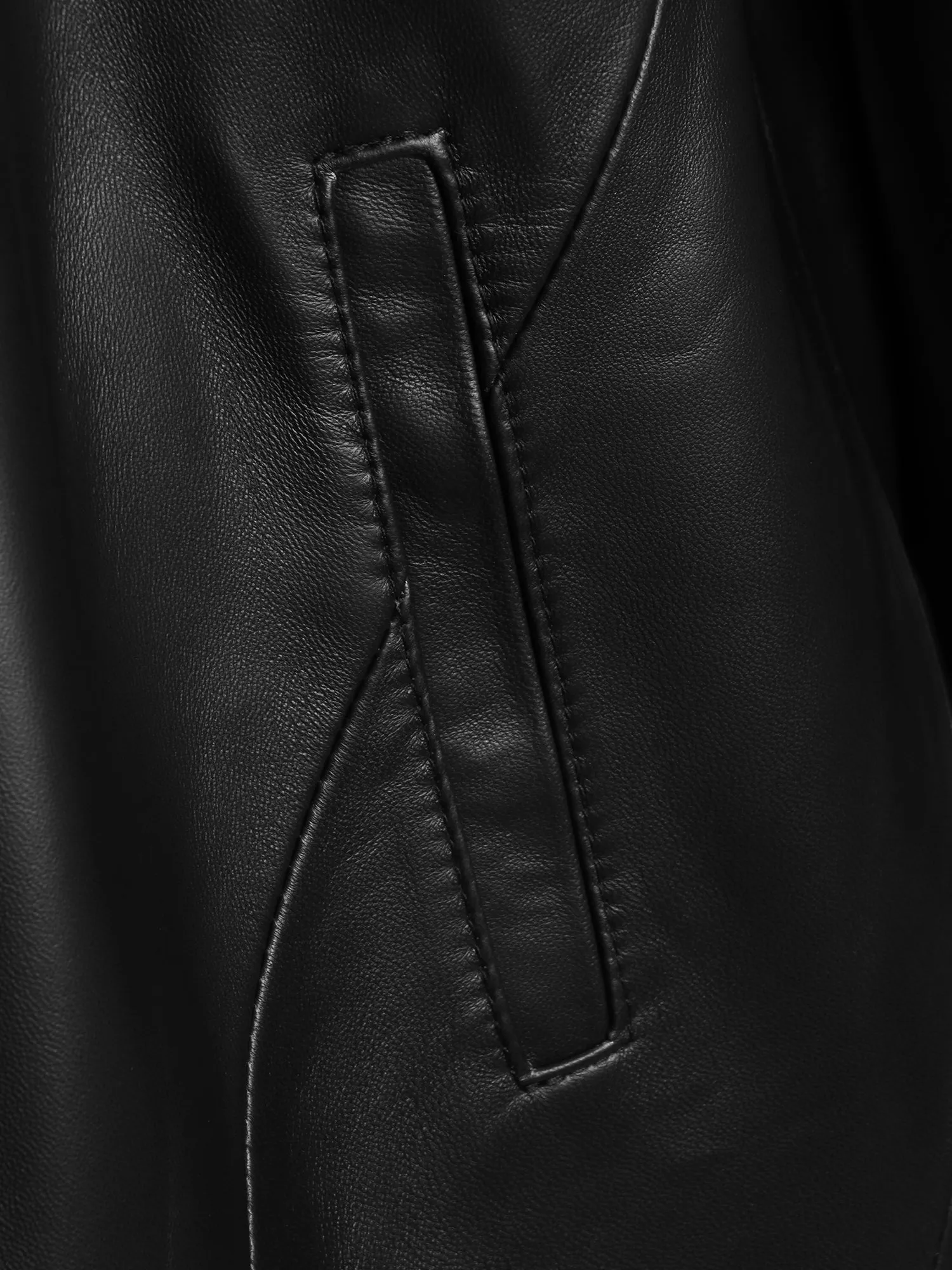 Sheepskin Leather Coat