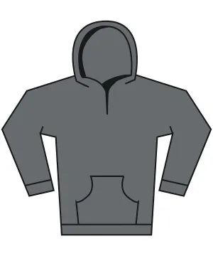 Softstyle midweight fleece youth hoodie | Dark Heather