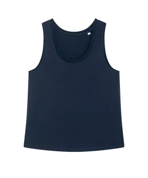 Stella Minter womens medium fit tank top (STTW084) | French Navy