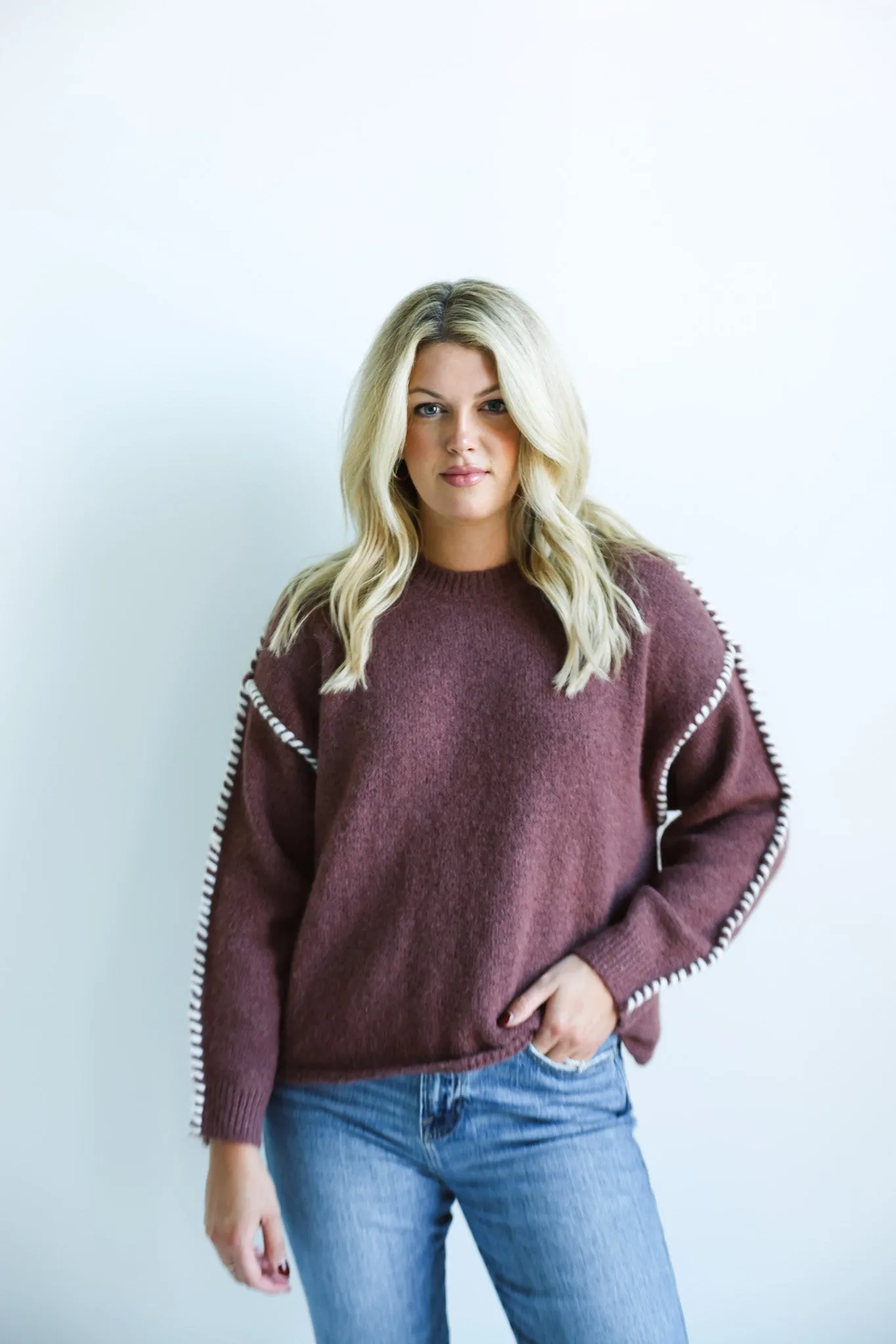 The Stitched Detail Sweater