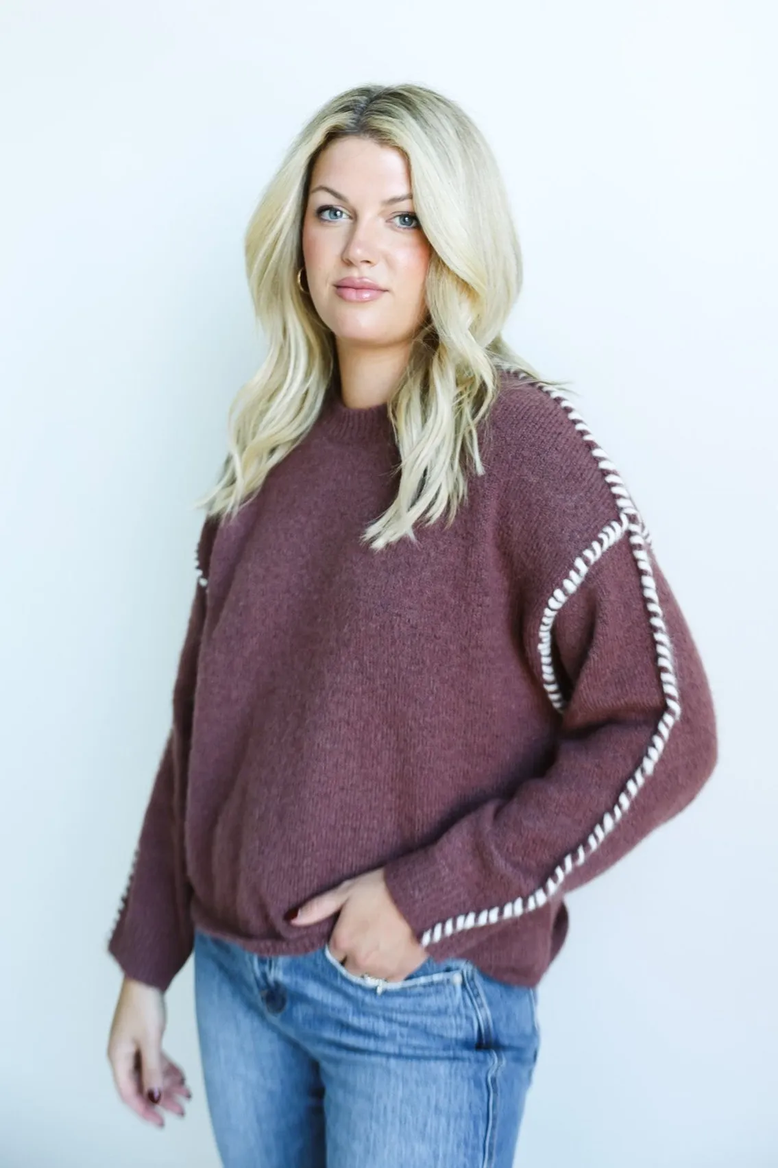 The Stitched Detail Sweater