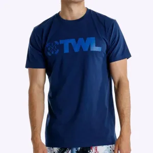 The WOD Life - Men's Classics Flux T-Shirt -  Indigo/Surf Blue